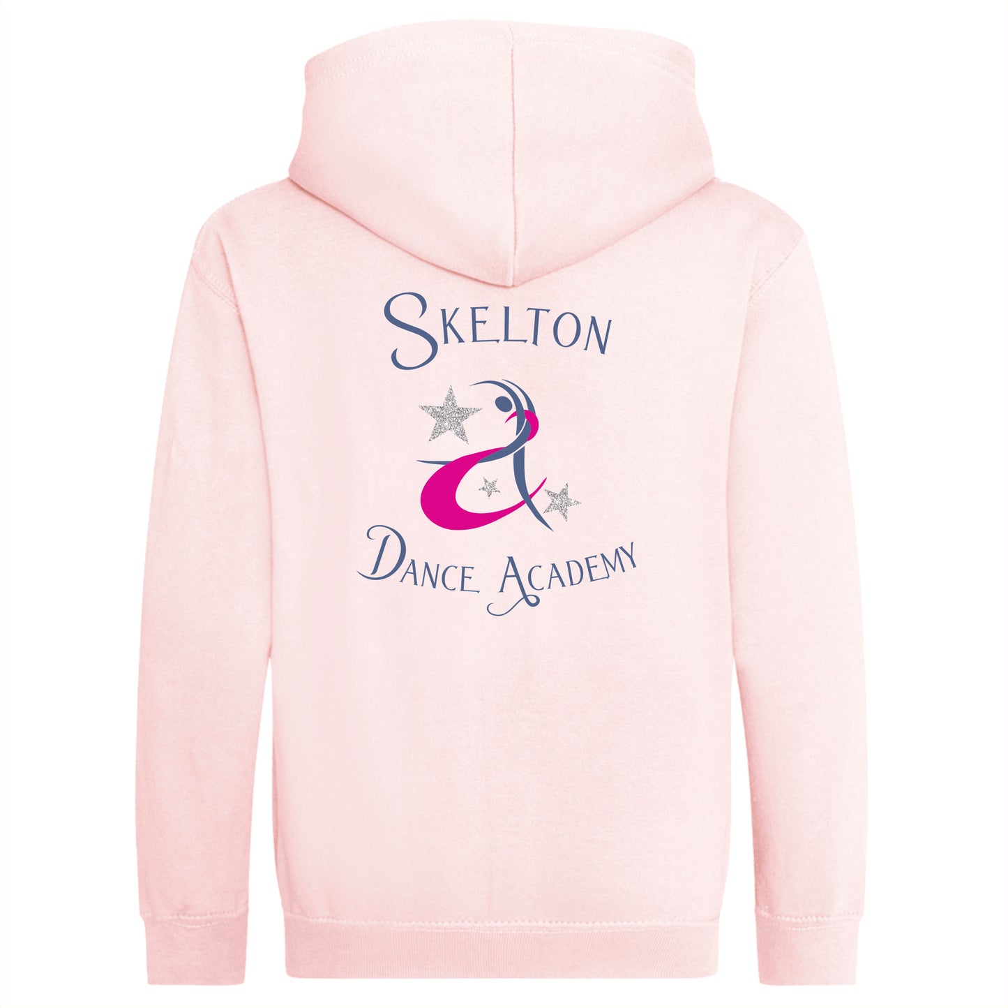 Kids Pink Zipped Hoodie - JH50J