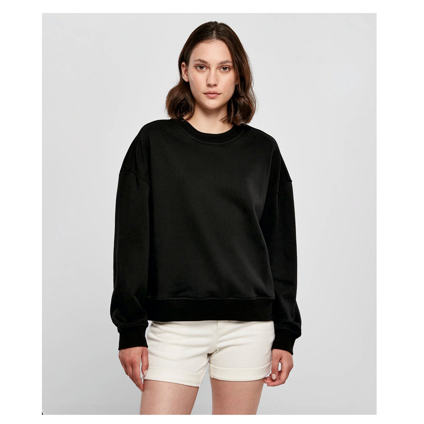Womens Oversize Crew Neck Sweatshirt - BY212