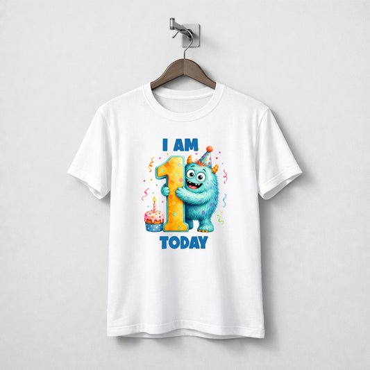 Personalised Monster Birthday Tee Shirt